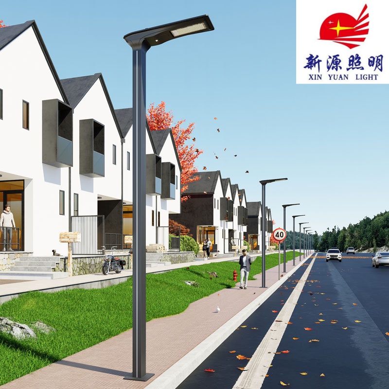 Farolas solares integradas patio exterior control de luz cuerpo humano sensor de iluminación vial farolas