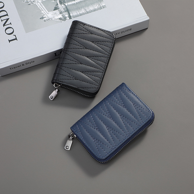 Wholesale of coin purges, small bags, portable multi-functional card cases, ladies' high-end ID bags, storage bags, women's wallets details Picture