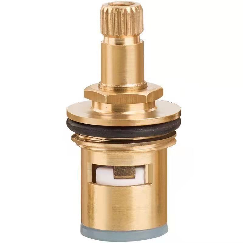 Brass valve core faucet, ceramic valve core, universal all-copper stainless steel Angle valve, quick-opening copper accessories for washing machine faucet Item Picture