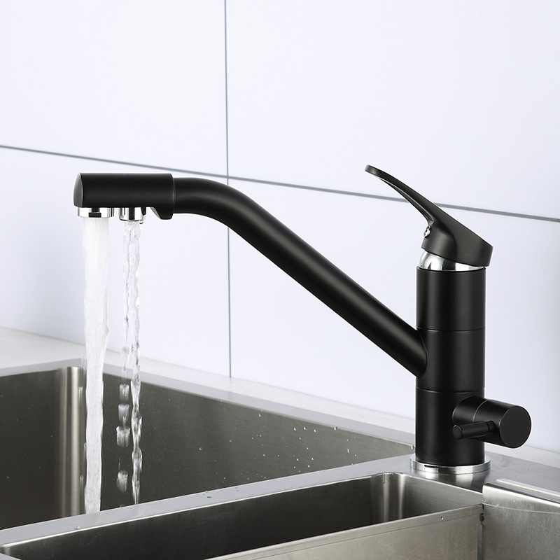All-copper three-in-one water purifier, faucet, washbasin, sink, water purifying faucet, rotating direct drinking water machine, pure water for household use Application Scenario