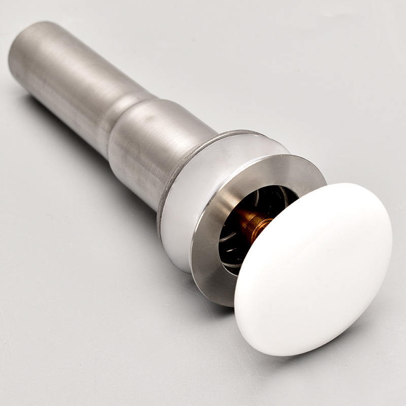 Ceramic washbasin drain, bouncing core, press-type washbasin, sink, countertop, leaky plug, filter screen accessories Application Scenario