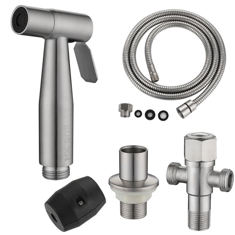 Kitchen sink, pull-out 304 stainless steel spray gun, sink, dishwashing basin, water spray flusher, high-pressure nozzle Item Picture