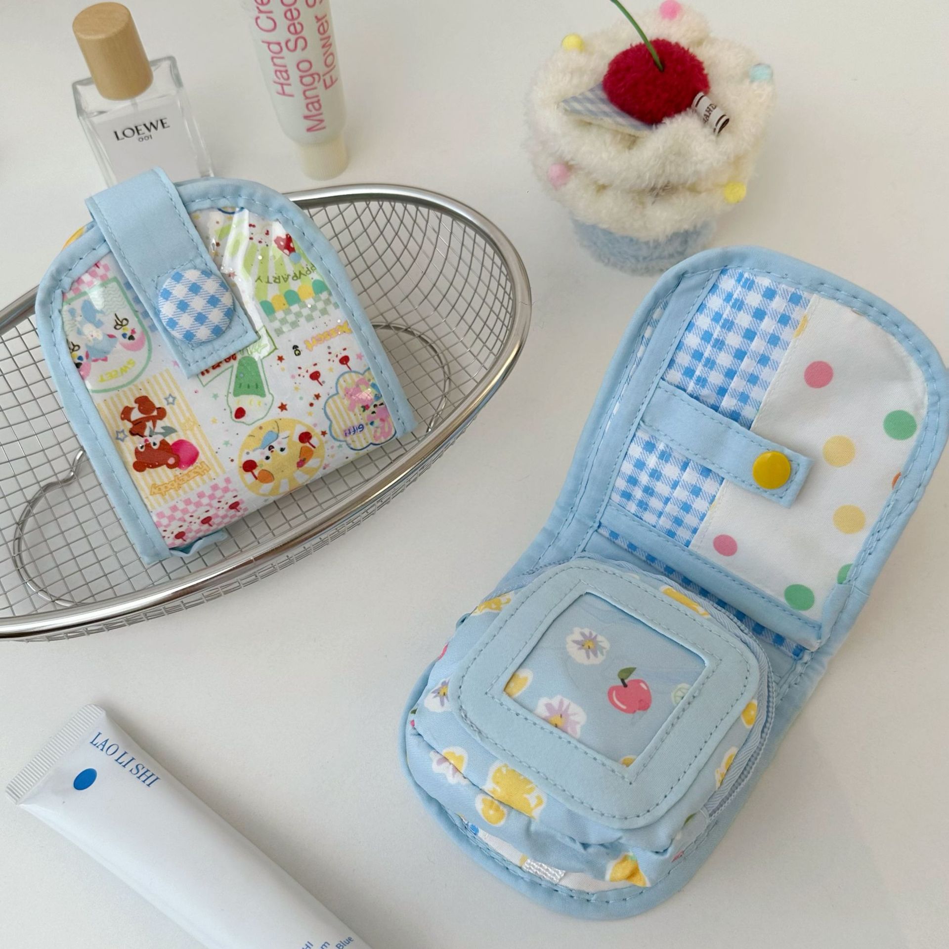 Mini coin purse, dopamine children's coin purse, multi-layer card bag, mini coin purse, small bag to carry around details Picture