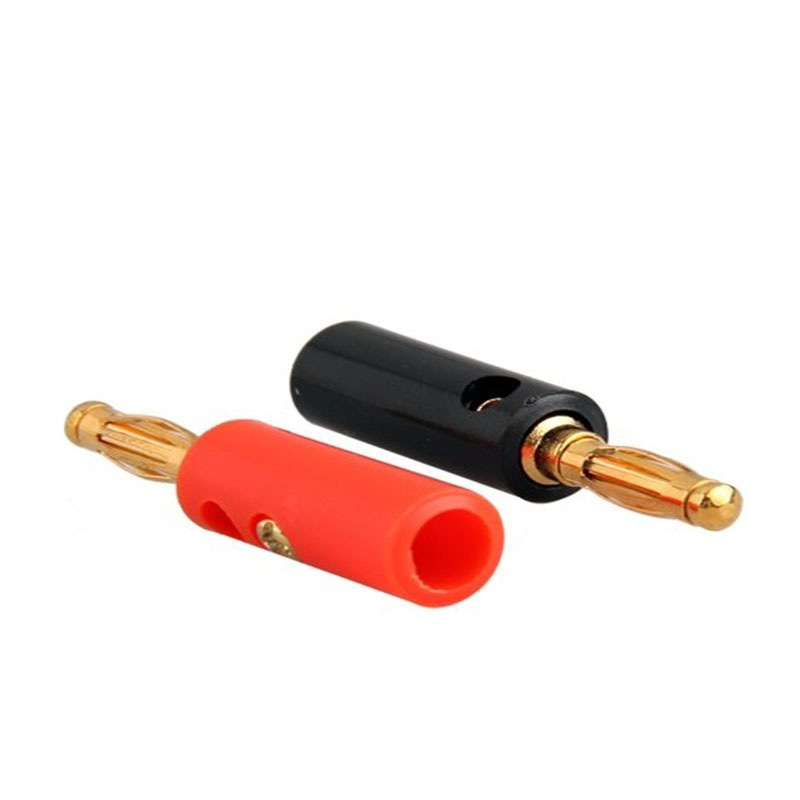 Gold-plated 4MM lantern-shaped banana plug test plug, lantern-shaped four-page type, nickel-plated banana plug Specification drawing