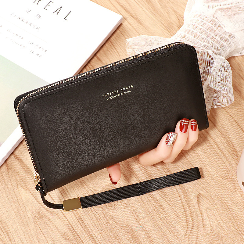 Ladies holding long wallets, 2022 new Korean version handbag, multi-functional card case, mobile phone case, coin purse, women's wallet Application Scenario