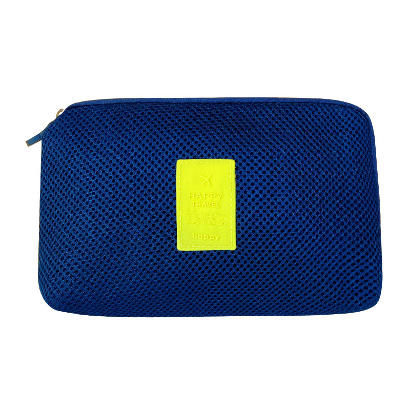 Shockproof thickened mesh travel digital storage bag, mobile phone data cable storage bag, earphone hard drive USB flash drive storage bag Item Picture