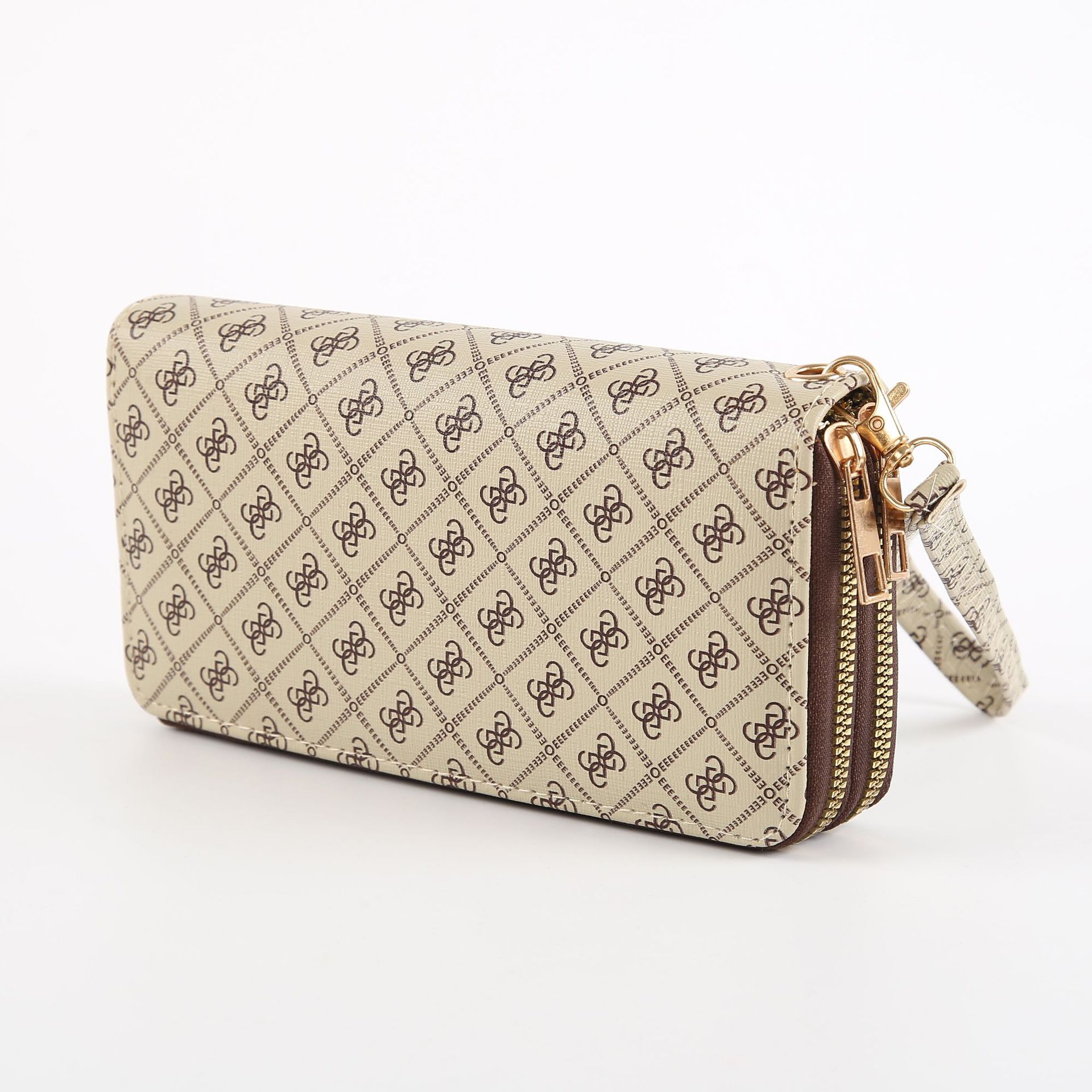 New European and American fashion wallets for women, new long wallets for ladies, large-capacity zipper clutch bags, mobile phone bags wholesale Item Picture