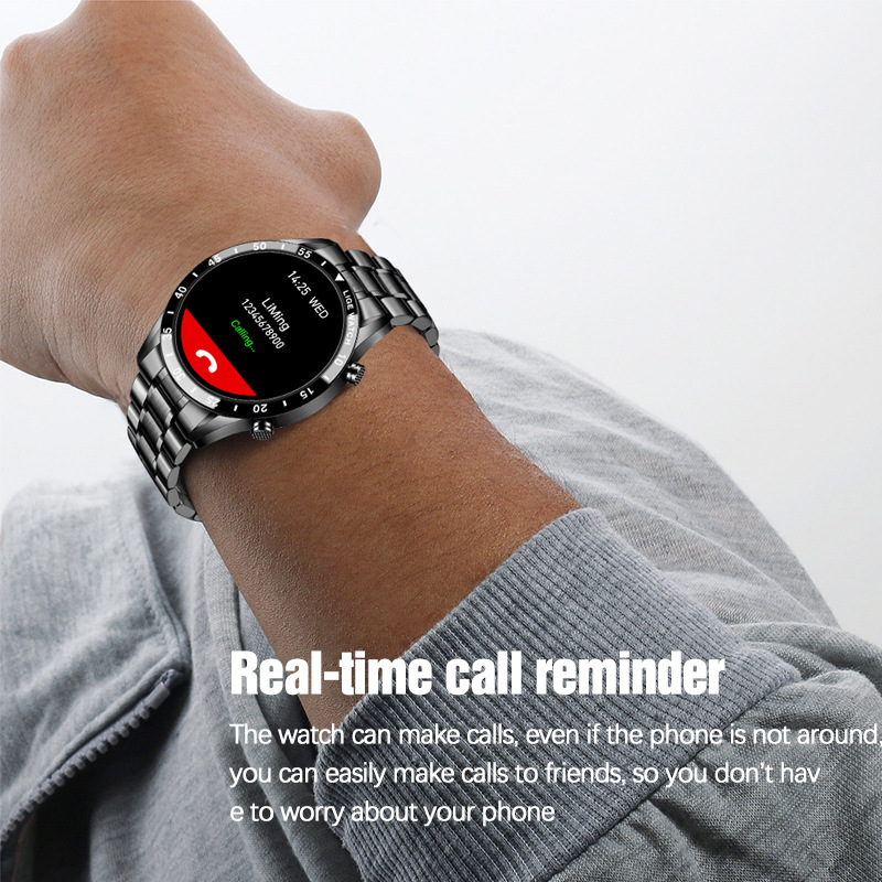 LIGE cross-border exclusive full touch screen Bluetooth call smartwatch, IP67 waterproof step count heart rate sports watch Item Picture