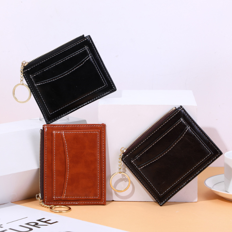 2020 Korean version new men's card holder, women's card case, coin purse, gift company customized LOGO, factory direct sales full figure