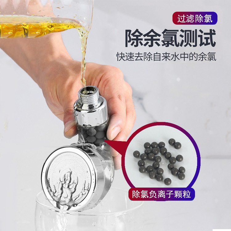 Shower faucet, external shampoo, handheld washbasin, pressurized nozzle, bathroom extender, telescopic set Specification drawing