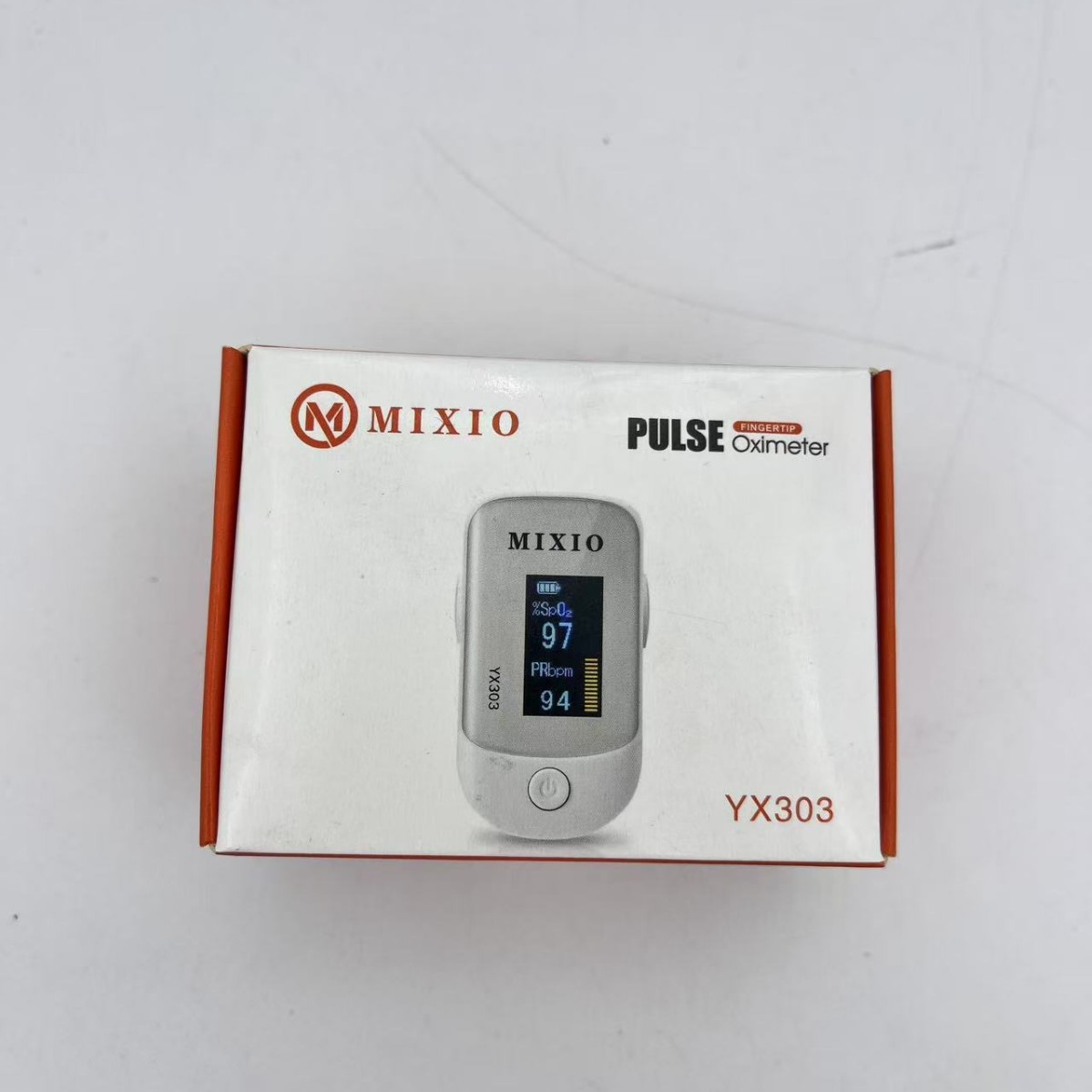 Cross-border finger clip pulse Oxygen Saturation monitoring Sleep Monitor Heart Rate Blood Oxygen Meter (English packaging) full figure