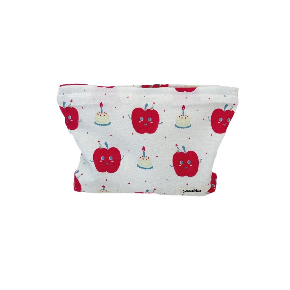 47262 Summer New large-capacity cute apple crossbody bag, versatile commuting tote bag, travel canvas bag Item Picture