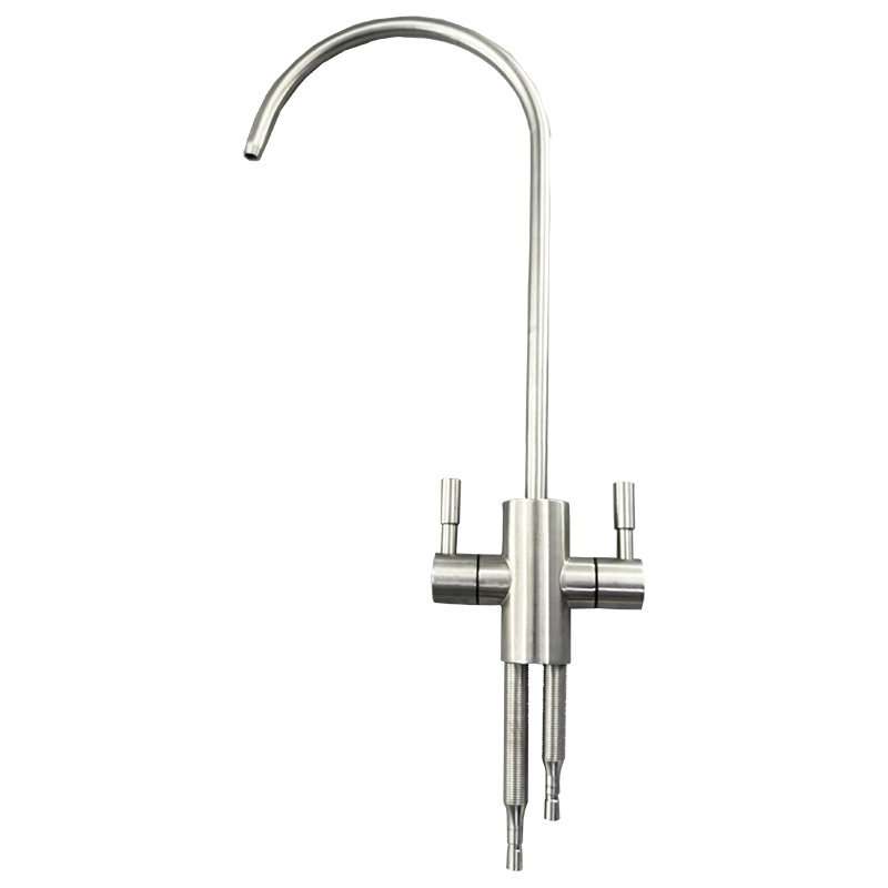 Kitchen 2 points 3 points single and double water outlet water purifier faucet 304 stainless steel household direct drinking water faucet rotatable Item Picture
