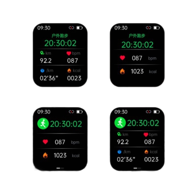 Smartwatch F57L Bluetooth call non-invasive blood glucose and heart rate monitoring sports watch bracelet manufacturer direct supply Item Picture