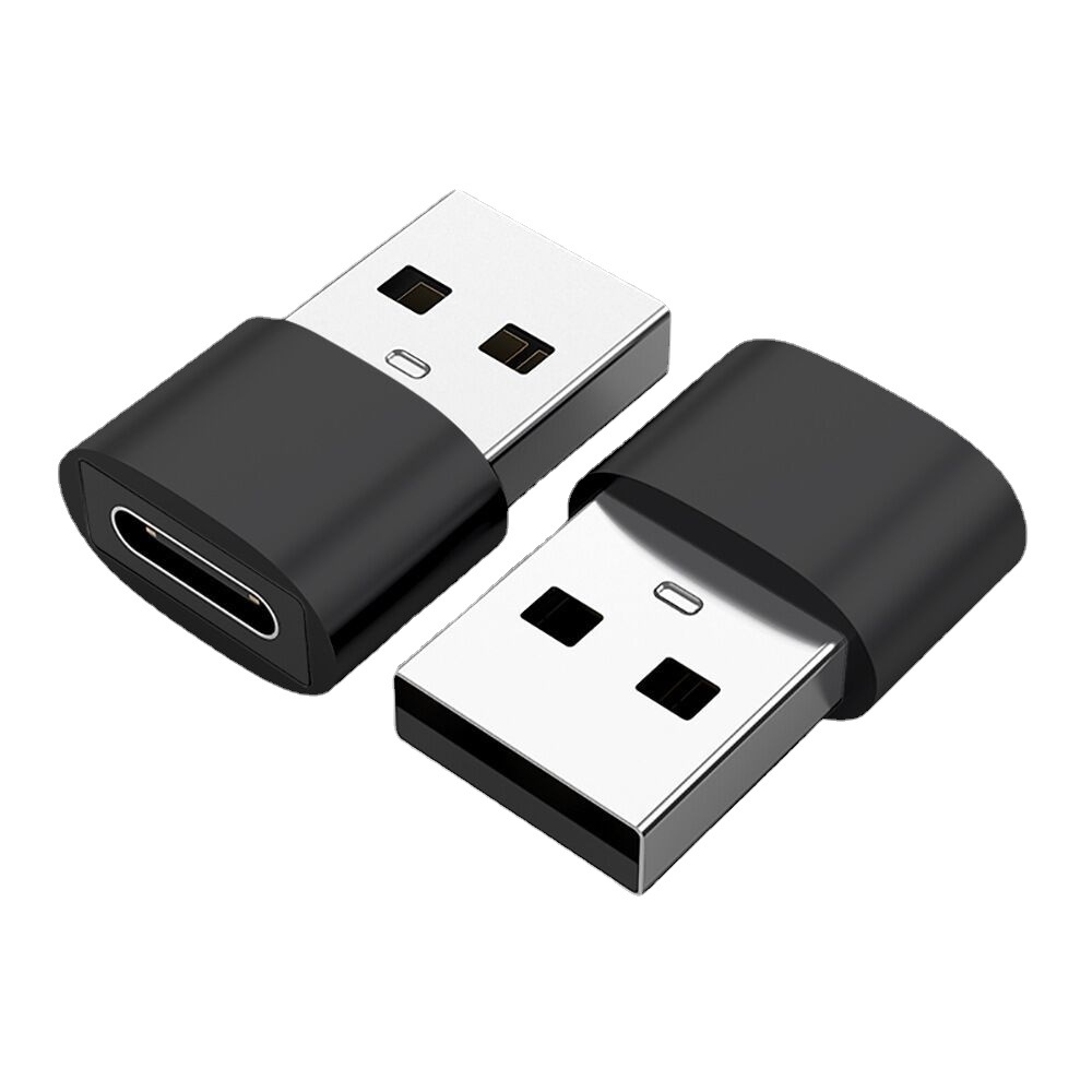 Usb to Type-C female adapter, car fast charging, computer headphones, audio, PD charging, data transmission converter Item Picture