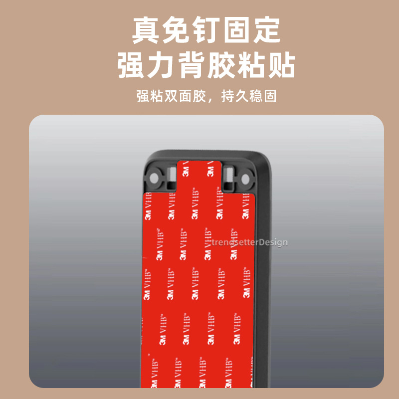Suitable for Xiaomi Mi Home Smart Doorbell 3 back panel base accessory adhesive Video doorbell 2 back panel base 3M adhesive back panel details Picture