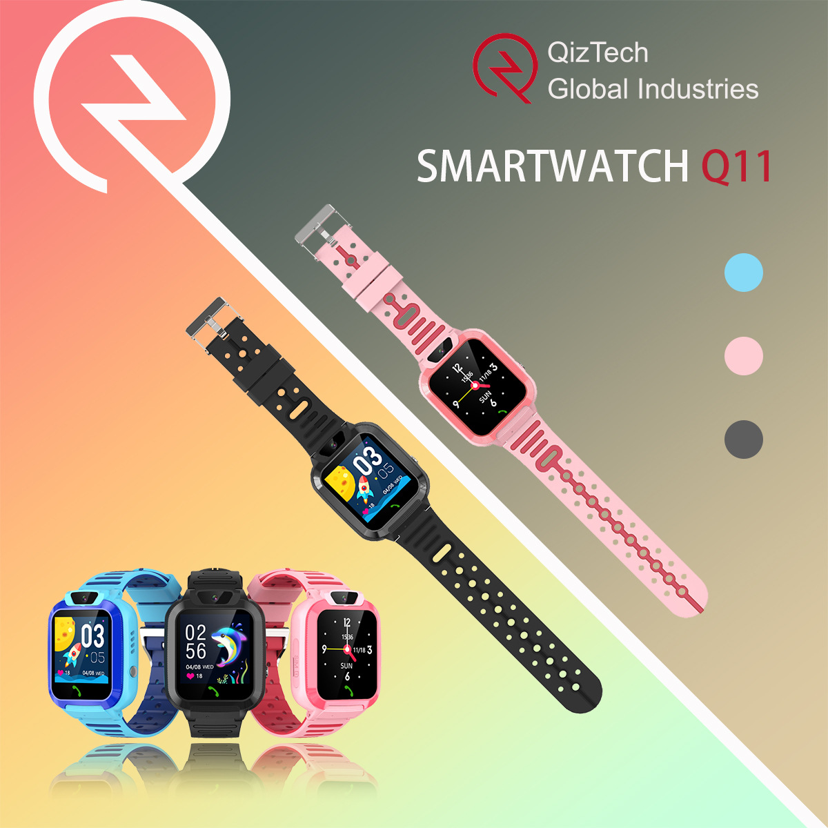 Cross-border 4G children's smartwatch video call emergency distress safe range seTracker2 details Picture