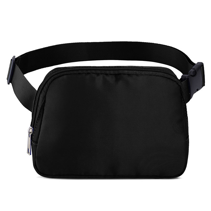 lulu's same style men's running waist bag, zipper crossbody bag, nylon chest bag, waterproof phone bag, sports waist bag Application Scenario