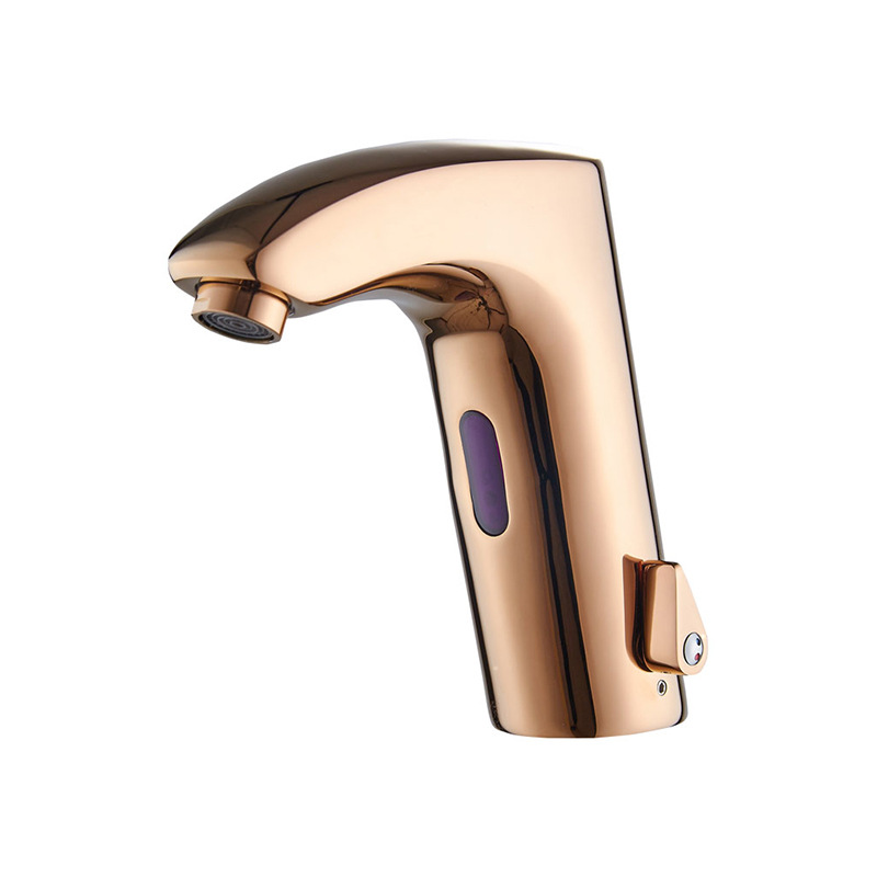 Wholesale of Fisler fully automatic intelligent sensor faucet, hot and cold integrated washbasin, kitchen all-copper black hand wash Item Picture