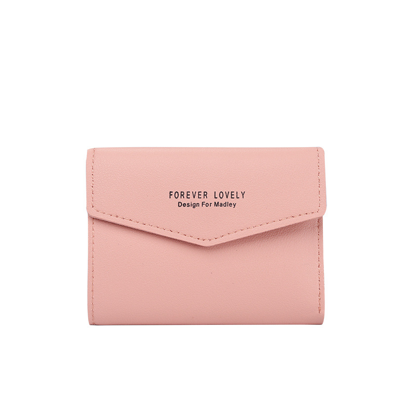 Factory direct sales 2021 Korean version new women's wallet, short, creative and fashionable wallet, student buckle coin purse Item Picture