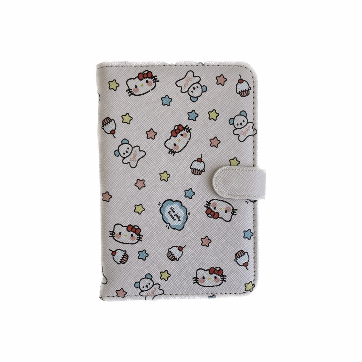 ins cartoon cat passport bag, new multi-functional passport holder, air ticket holder, card bag, document bag, storage bag, wallet Item Picture