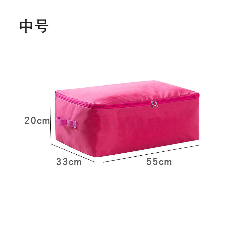 Cross-border storage bags, solid-color waterproof and moisture-proof quilts, moving bags, clothes, Oxford cloth storage bags, cotton quilts, luggage bags Item Picture