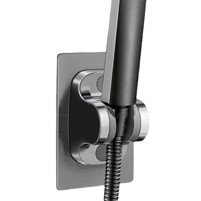 Cross-border non-drilling showerhead fixed wall seat, adjustable showerhead bracket, showerhead adjustment seat, old-fashioned Yuan throne fixed seat Item Picture