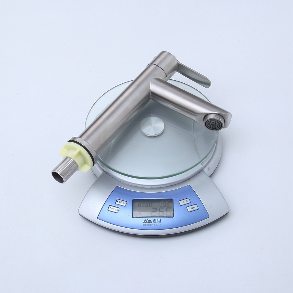 304 stainless steel washbasin, faucet, single-hole hot and cold, single-cold, household bathroom, bathroom cabinet, washbasin, countertop basin Specification drawing