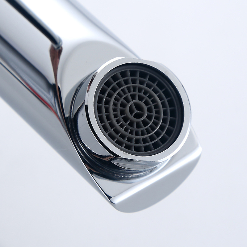 Stainless steel electroplated press delay washbasin faucet, factory engineering, hotel public washbasin, single cooling faucet Application Scenario