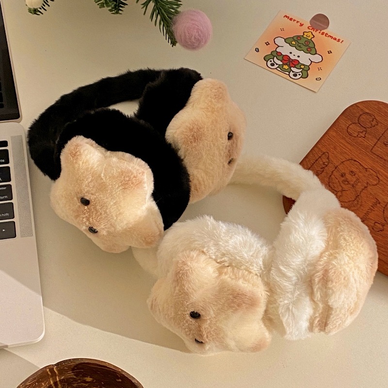 Star Siamese Cat plush ear cups, adjustable ear protecters, student couple style, cycling warm ear muffs, anti-freezing Application Scenario