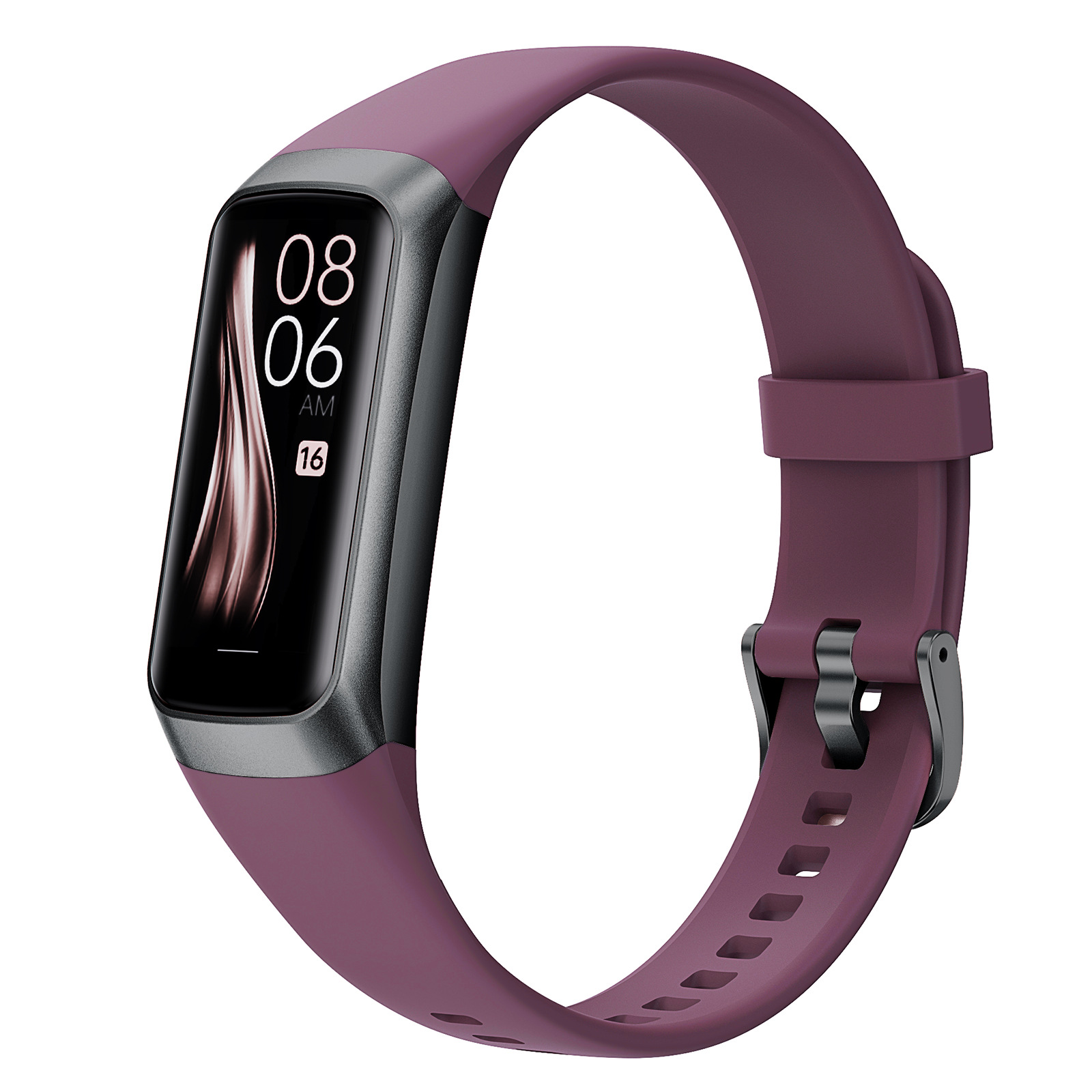C60 Smart Bracelet: 1.1-inch AMOLED screen health sleep monitoring long strip bracelet, IP68 waterproof sports bracelet full figure