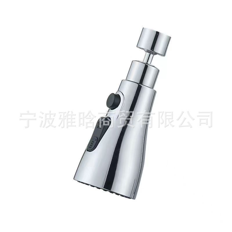 Wholesale kitchen splash-proof faucet with three-speed adjustable large-angle universal rotating double-blade water outlet pressure-increasing faucet 11 Item Picture