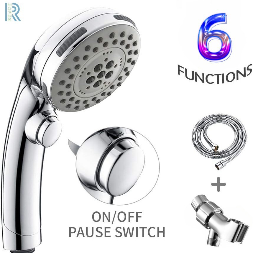 Multi-functional beauty showerhead, one-button water-stop showerhead, air-pressurized nano water, baby and pet shower, handheld full figure