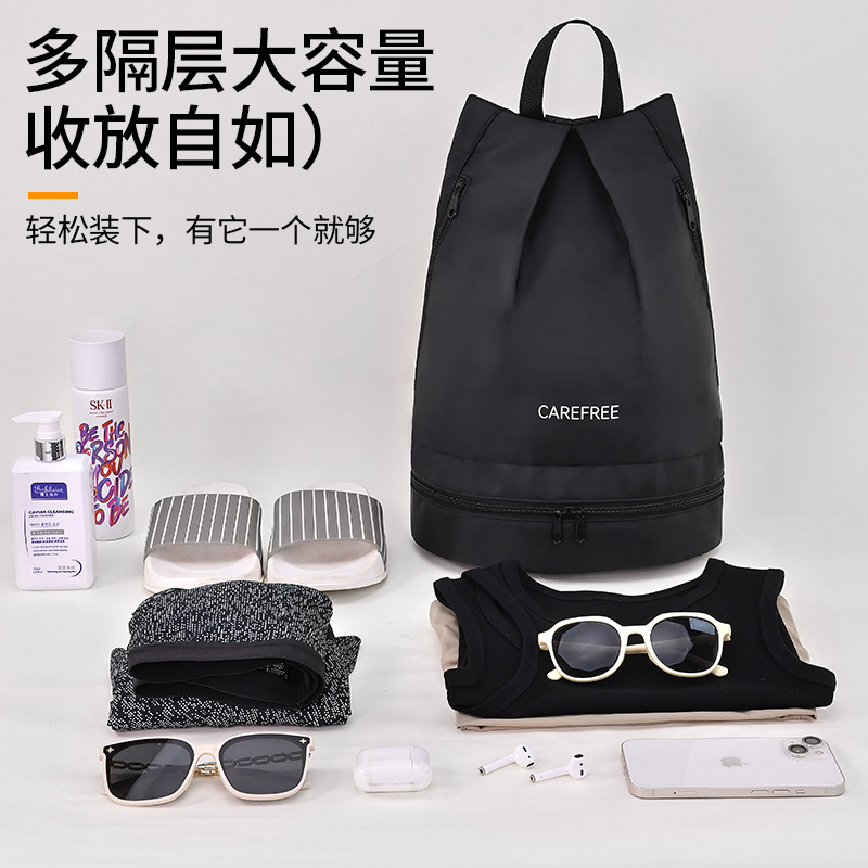 Swimming storage bags, women's dry and wet separation fitness and sports equipment, men's swimming bags, swimsuits, waterproof bags, backpacks, beach bags details Picture