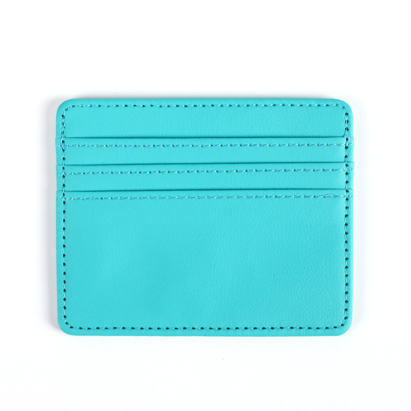 Small leather pu cross-border stock card case, large capacity card case, small card case, multi-card case, women's card set card case wholesale Item Picture