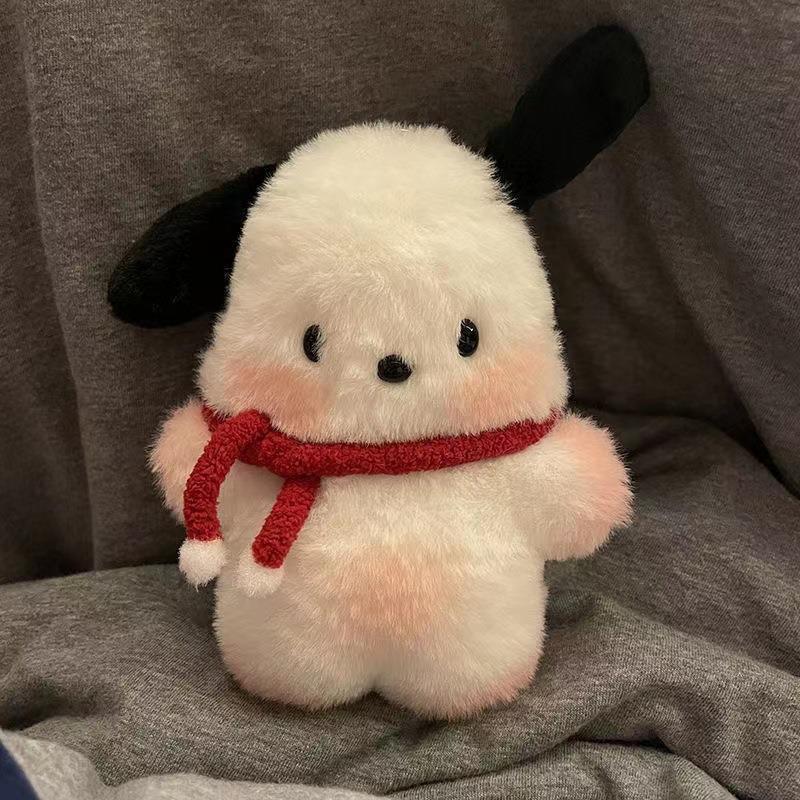 A cute Pacha dog doll from Xiaohongshu, a plush bag pendant with a girlish heart, and a diy creative costume doll details Picture