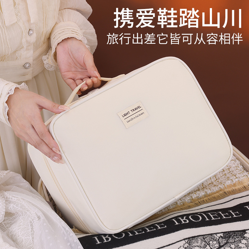 New cross-border products: Double-layer reusable luggage bag, shoe storage bag, travel waterproof shoe bag, large-capacity portable storage bag Application Scenario