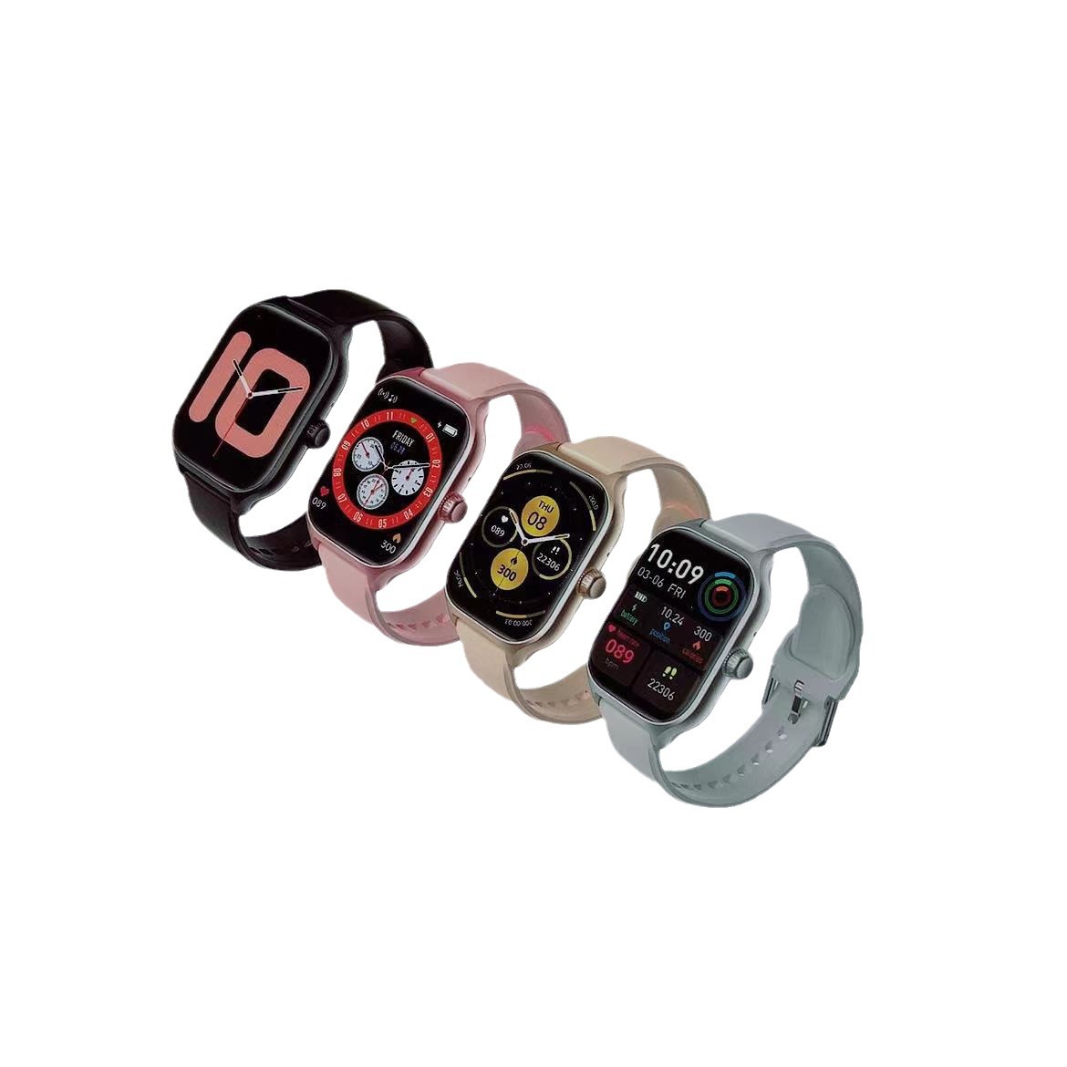The best-selling GT4 Pro smartwatch is a cross-border new product that monitors call heart rate and blood oxygen levels. It is a dual-strap Huami model watch Item Picture