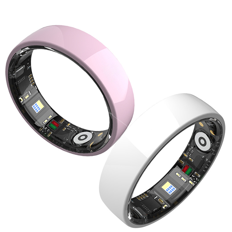 2025 New smart ring, heart rate, blood oxygen, sleep, health monitoring, sports Bluetooth, waterproof ceramic, suitable for both men and women full figure