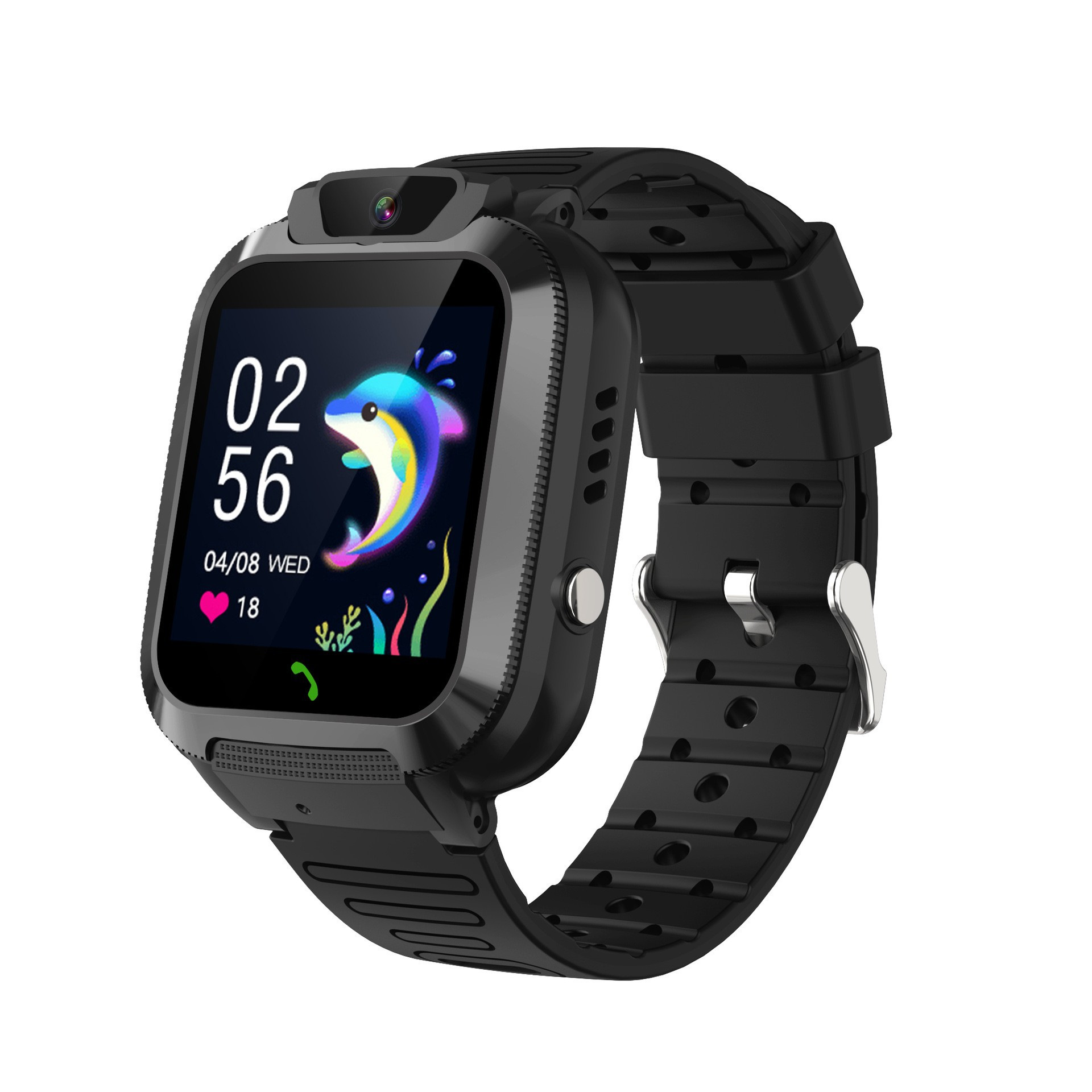 Cross-border fifth-generation Q12B is not waterproof /Q12 waterproof children's card-inserting smart phone watch, multi-language foreign trade version details Picture
