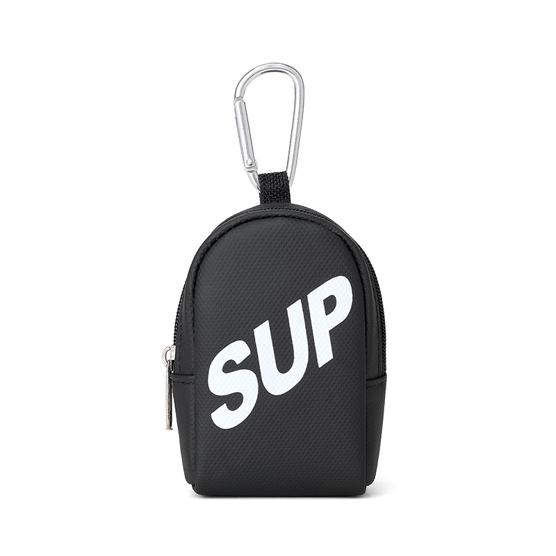 Children's Bag 2025 Spring/Summer New Korean version letter Boy key bag, cool boy canvas key bag Item Picture