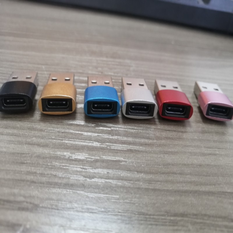 Usb to Type-C female adapter, car fast charging, computer headphones, audio, PD charging, data transmission converter Application Scenario