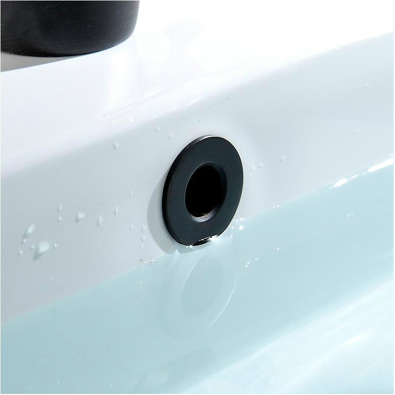 Washbasin overflow hole decorative cover, washbasin and washbasin overflow hole accessories, washbasin overflow hole cover decorative cover, all copper Specification drawing