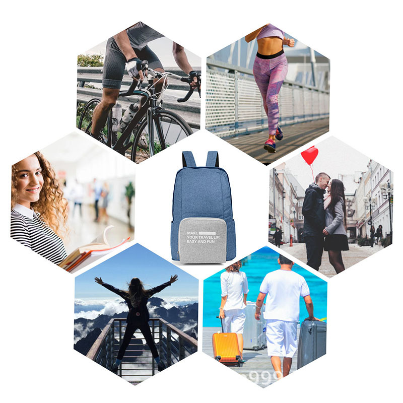 New Korean-style casual backpack, large-capacity student schoolbag, polyester backpack for storage details Picture
