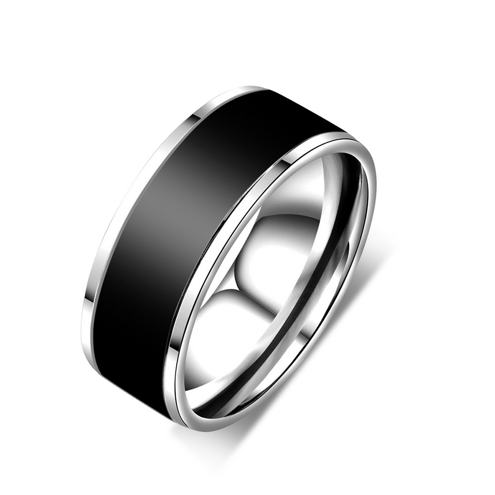 NFC ring, black technology ring, solar multi-functional Bluetooth ring, access card ring, waterproof and non-fading Item Picture