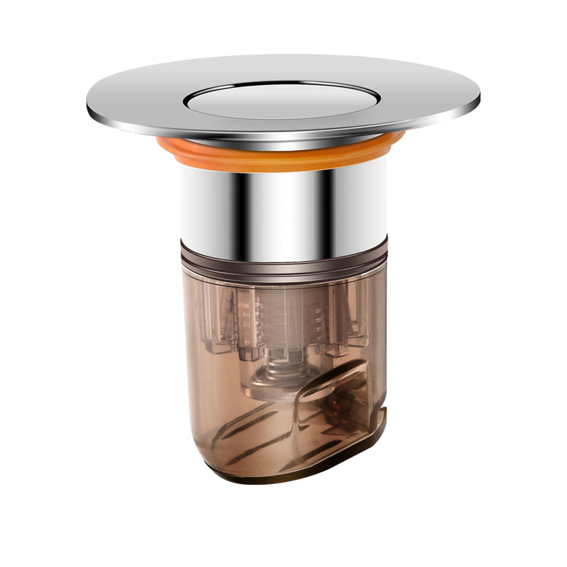 Washbasin leak plug, bouncing core, drain, universal anti-odor, clogging, basin press accessory, washbasin magic tool Item Picture