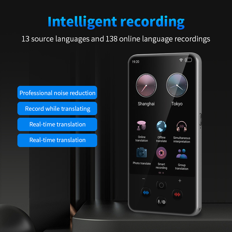 Intelligent translation machine, precise offline multilingual translation machine, overseas conference translation machine, simultaneous interpretation translator Application Scenario