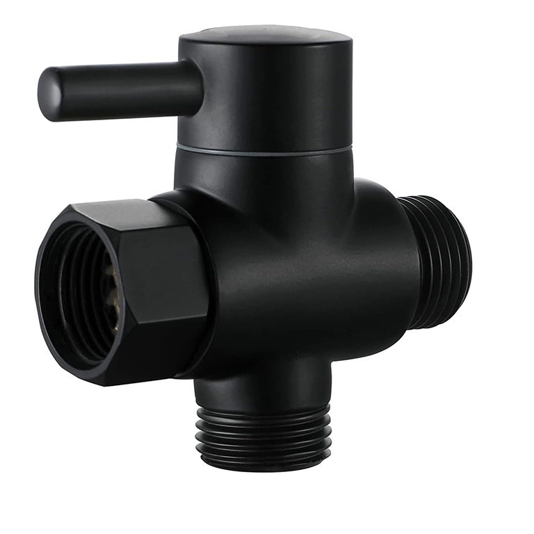 Cross-border TEMU, Amazon, shein best-selling quick-release showerhead, water divider, three-way accessories, showerhead, water stop valve, bathroom Item Picture
