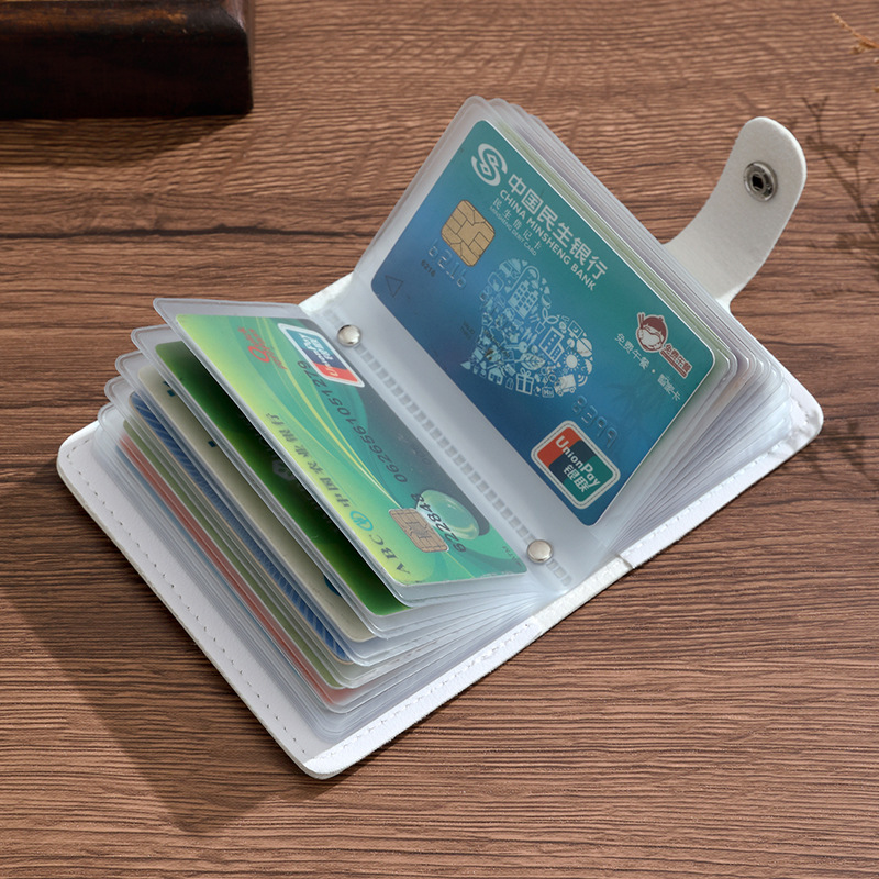 Mini, ultra-thin, large-capacity, multi-card position anti-demagnetization pvc ID card set, bank credit card holder and card case Specification drawing