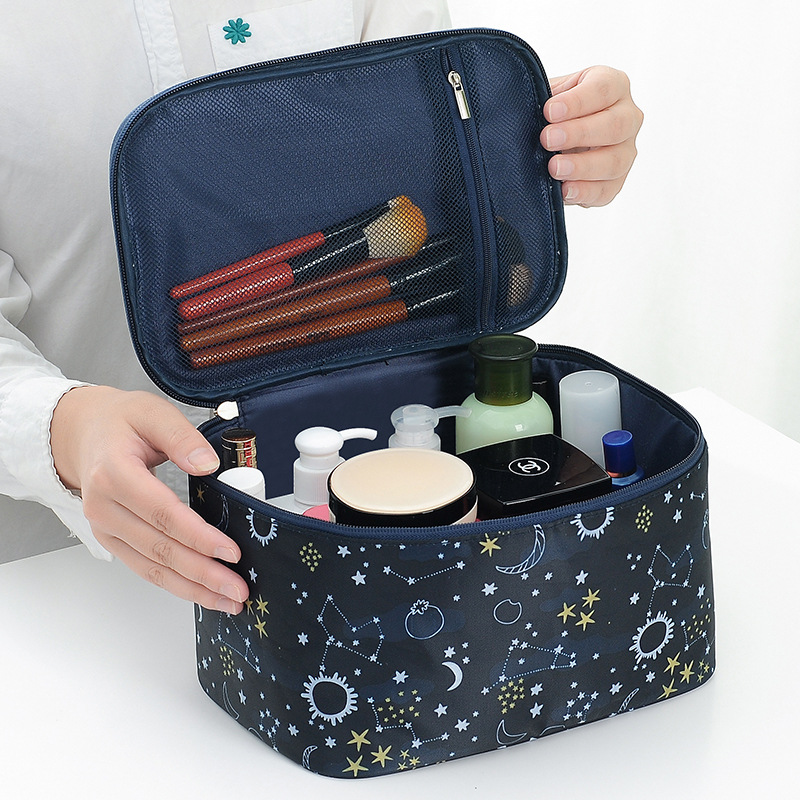 Wholesale large-capacity travel makeup bags, multi-functional storage boxes, portable travel cosmetics storage boxes full figure